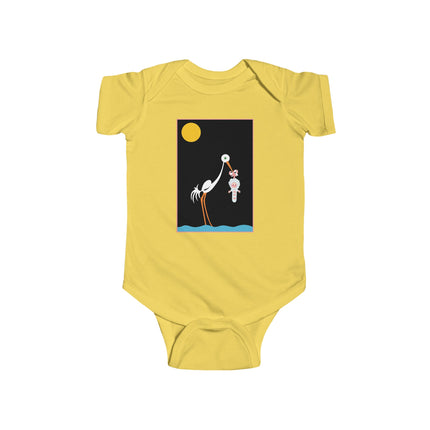 Moonlit Reverie Baby Bodysuit – Starlit Dreams & Timeless Arrival