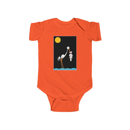Moonlit Reverie Baby Bodysuit – Starlit Dreams & Timeless Arrival