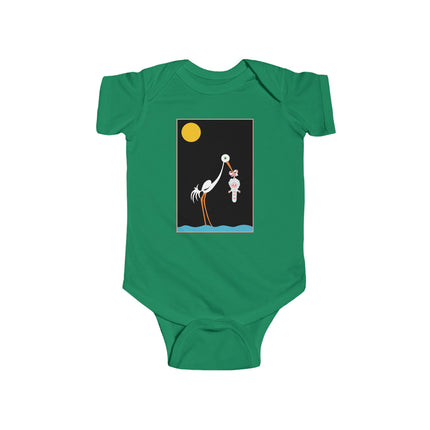 Moonlit Reverie Baby Bodysuit – Starlit Dreams & Timeless Arrival