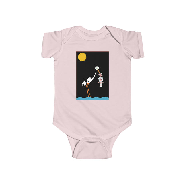 Moonlit Reverie Baby Bodysuit – Starlit Dreams & Timeless Arrival