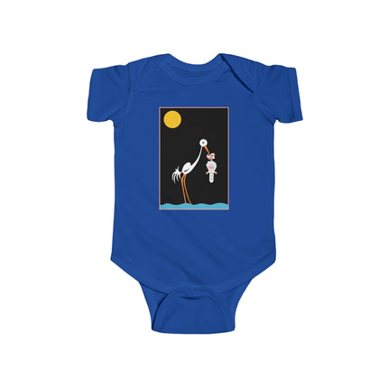 Moonlit Reverie Baby Bodysuit – Starlit Dreams & Timeless Arrival