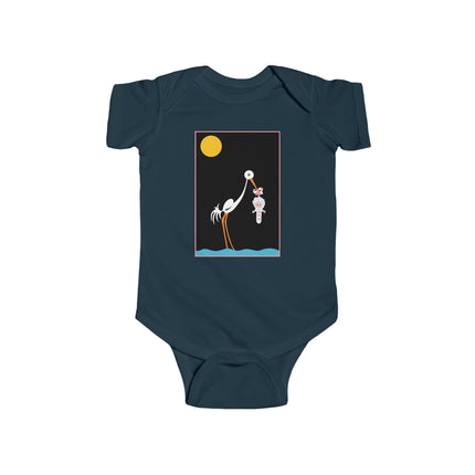 Moonlit Reverie Baby Bodysuit – Starlit Dreams & Timeless Arrival