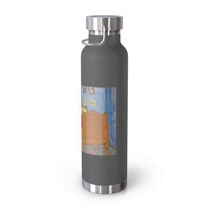 The Bedroom by Vincent van Gogh Copper Vacuum Insulated Bottle, 22oz