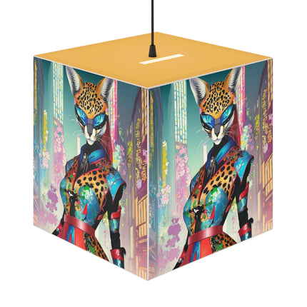 Cyber Cat Glamour Light Cube Lamp