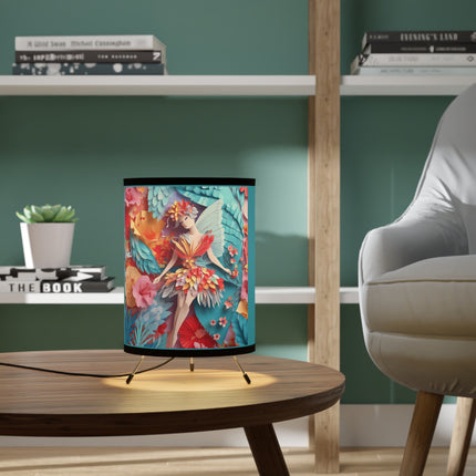 Hibiscus Fairy Tripod Lamp