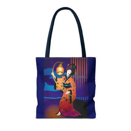 The Enchanting Geisha Tote Bag (AOP)