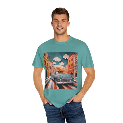 1960 Alfa Romeo Giulietta Unisex Garment-Dyed T-shirt