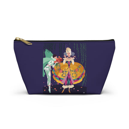 Enchanted Courtship Cosmetic Bag – Whimsical Elegance & Floral Romance