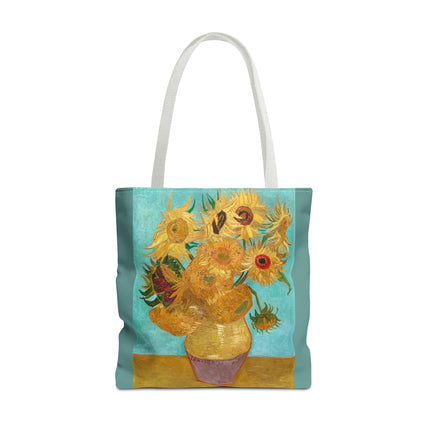 Vase with Twelve Sunflowers by Vincent Van Gogh Tote Bag (AOP)