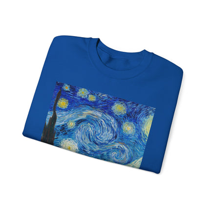 The Starry Night by Vincent Van Gogh Heavy Blend™ Crewneck Sweatshirt