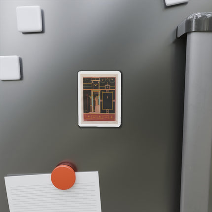 Pompeii Walls Pl.04 by Victor Steeger Die-Cut Magnets (5 Sizes)
