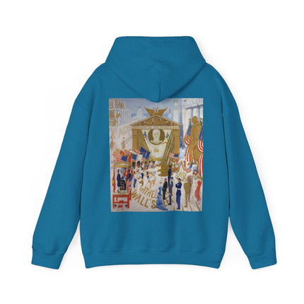 The Cathedrals of Wall Street by Florine Stettheimer Heavy Blend™ Hooded Sweatshirt