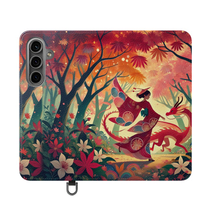 The Dragon Fairy’s Dance Flip Case – Enchanted Grace & Spring Magic