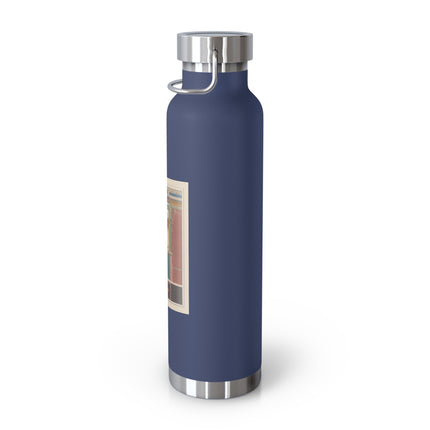 Pompeii Wall Pl.20 by Victor Steeger Copper Vacuum Insulated Bottle, 22oz