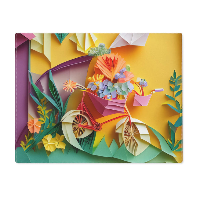 Origami Bicycle Placemat, 1pc