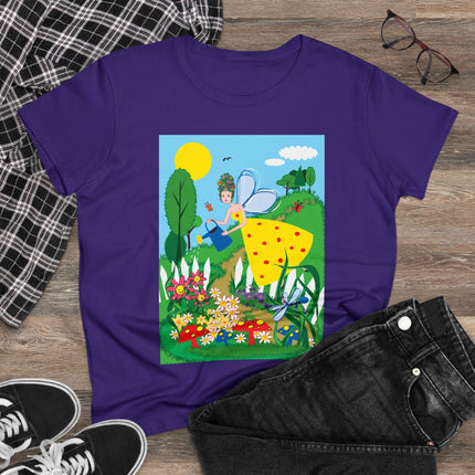 Garden Magic Women's Midweight Cotton Tee