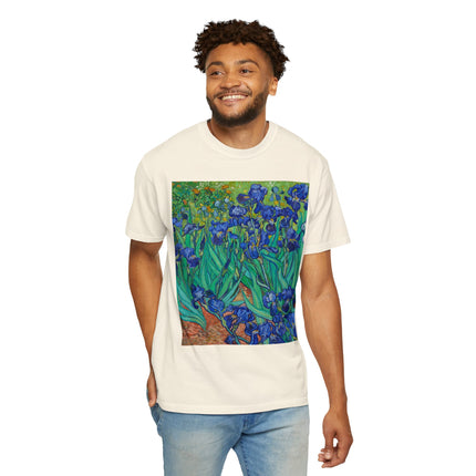 Irises by Van Gogh Unisex Garment-Dyed T-shirt