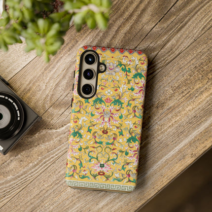 Yellow Botanical Pattern by Owen Jones Phone Cases