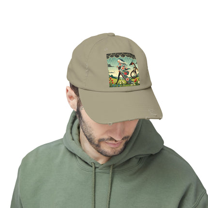 The Dragon Fairy’s Stride Unisex Distressed Cap