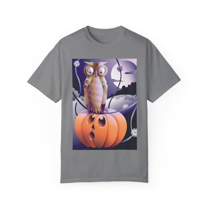 The Startled Pumpkin Unisex Garment-Dyed T-shirt