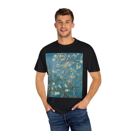 Almond Blossom by Vincent van Gogh Unisex Garment-Dyed T-shirt