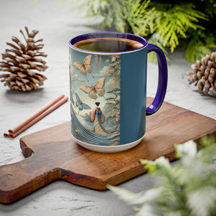 Butterfly Empress Colorful Mug – Graceful Butterflies & Timeless Elegance