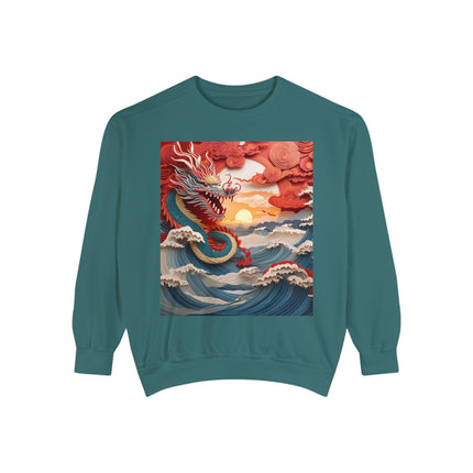 Stormbound Dragon Garment-Dyed Sweatshirt