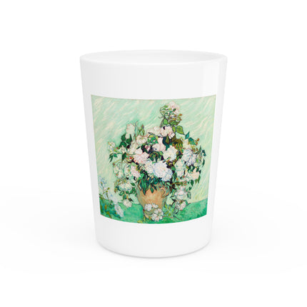 Roses by Vincent Van Gogh Ceramic Shot Glass