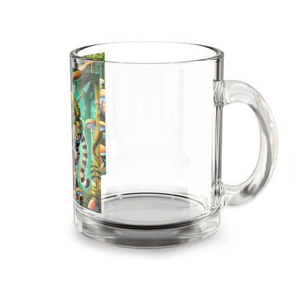 Silent Stripes Glass Mug, 10oz
