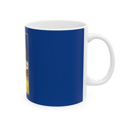 Whispers of Elegance: A Tender Moment in Art Deco Splendor Ceramic Mug 11oz
