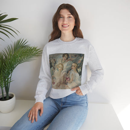Les Femmes Fatales by Gerda Wegener Heavy Blend™ Crewneck Sweatshirt