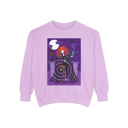 Mystic Elegance Unisex Garment-Dyed Sweatshirt