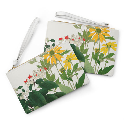 Clerodendrum & Rudbeckia by Tanigami Kônan Clutch Bag