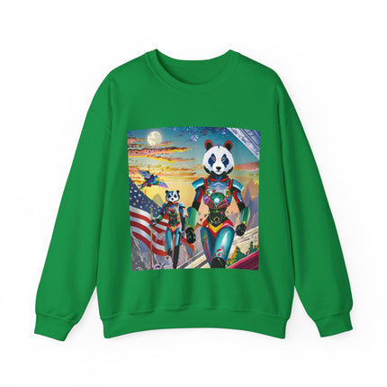 Cyber Punk Robots Unisex Heavy Blend™ Crewneck Sweatshirt