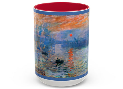 Sunrise by Claude Monet Colorful Mugs (11oz, 15oz)
