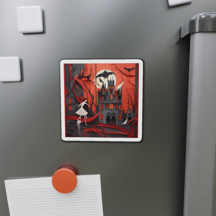 Halloween Night Scene Die-Cut Magnets (5 Sizes)