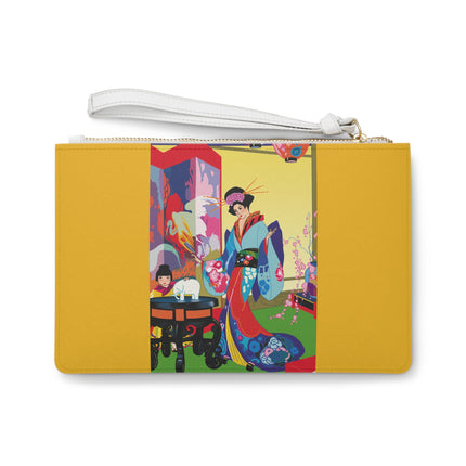 A Timeless Journey by Umberto Brunelleschi Clutch Bag
