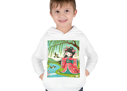 Sparrow Dance Geisha Fairy Toddler Pullover Fleece Hoodie