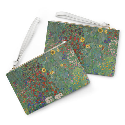 Farm Garden With Sunflowers Clutch Bag