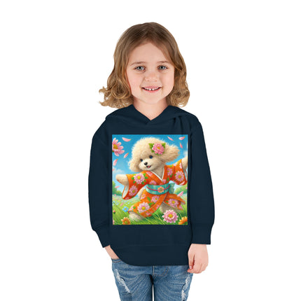 Chrysanthemum Meadow Play Toddler Pullover Fleece Hoodie