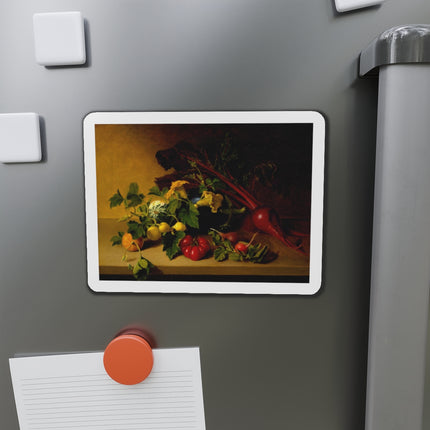 Still Life with Vegetables by James Peale Die-Cut Magnets (5 Sizes)