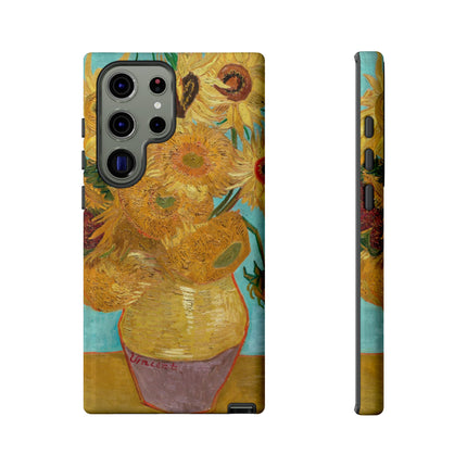 Vase with Twelve Sunflowers by Vincent Van Gogh Phone Cases
