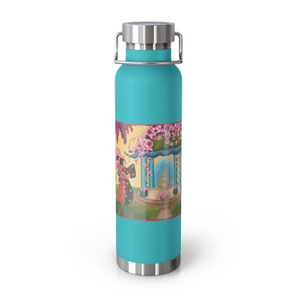 A Dance of Colors and Serenity by Carlo Chiostri Copper Vacuum Insulated Bottle, 22oz