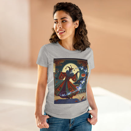Court Magician with Ghost Butterflies Cotton Tee