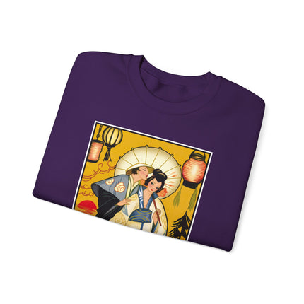 Golden Embrace Heavy Blend™ Crewneck Sweatshirt