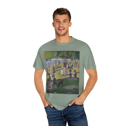 A Sunday on La Grande Jatte by Georges Seurat Unisex Garment-Dyed T-shirt
