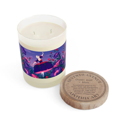 🎭🌺 The Enchanted Flower Garden Ballet Scented Candle – Art Deco Floral Fantasy