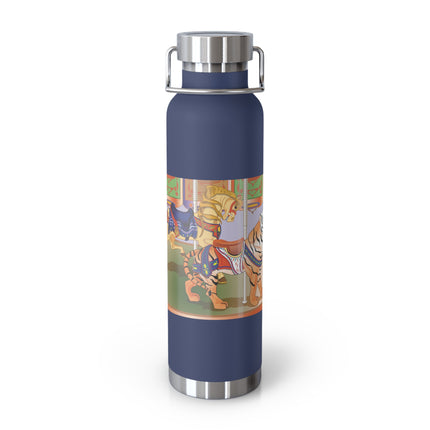 Carousel Splendor Copper Vacuum Insulated Bottle, 22oz