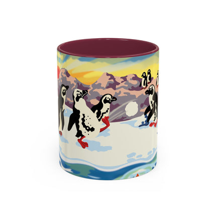 Snowball Shenanigans Colorful Mugs (11oz, 15oz)