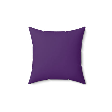 Autumn Serenade in Purple and Lavender Spun Polyester Square Pillow